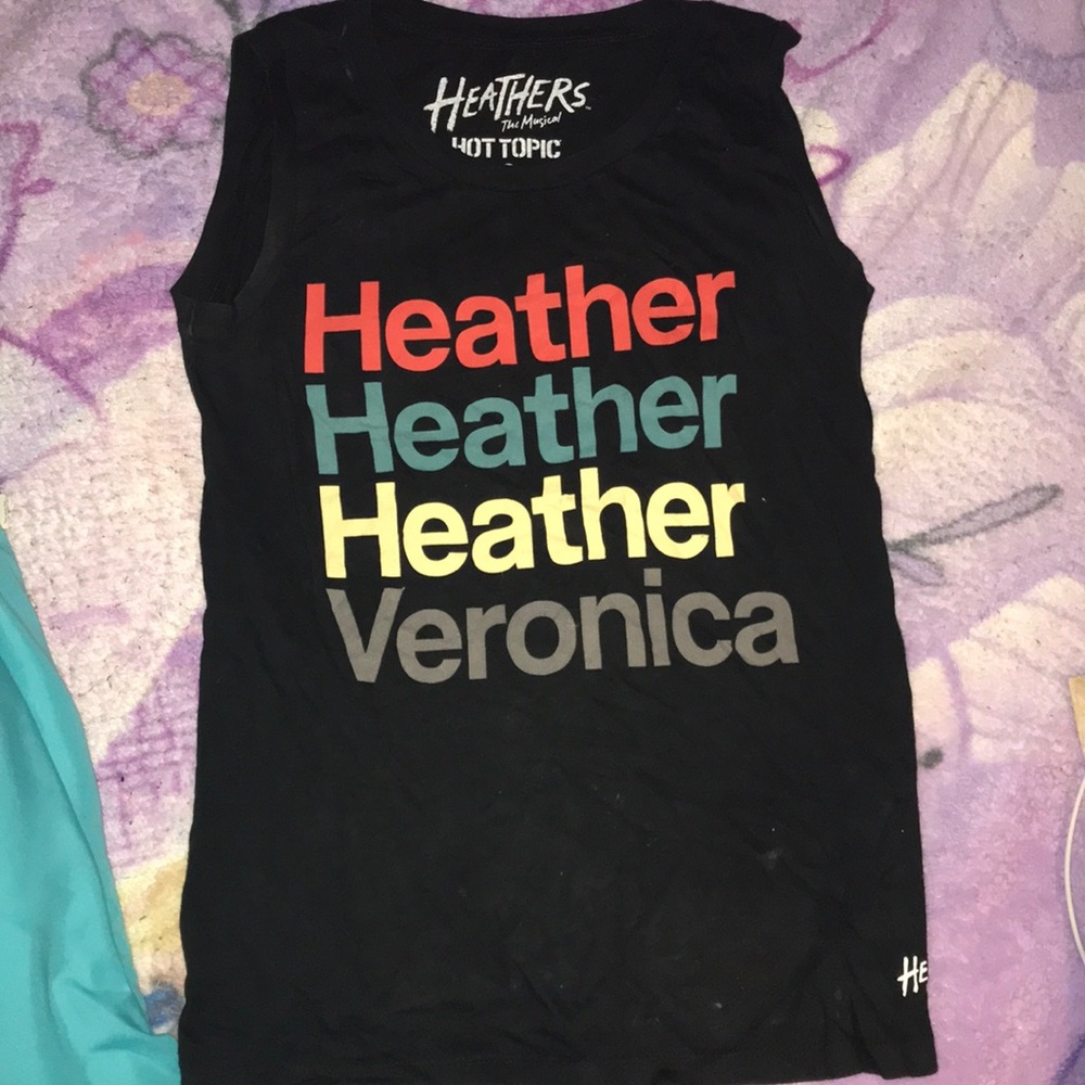 heathers sleeveless shirt tank top
